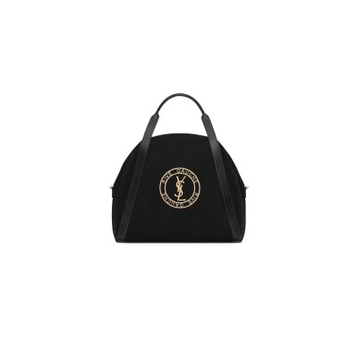 YSL RIVE GAUCHE BOWLING TOTE IN CANVAS 774048FAC3I1075 (42*32*18cm)